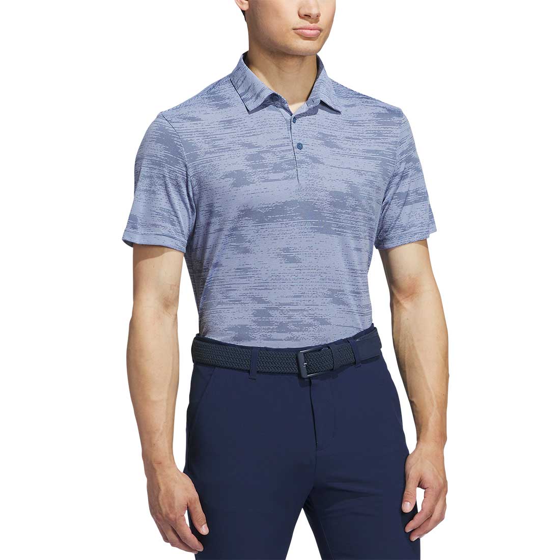Adidas Ultimate365 Textured Stripe Polo - Image 3