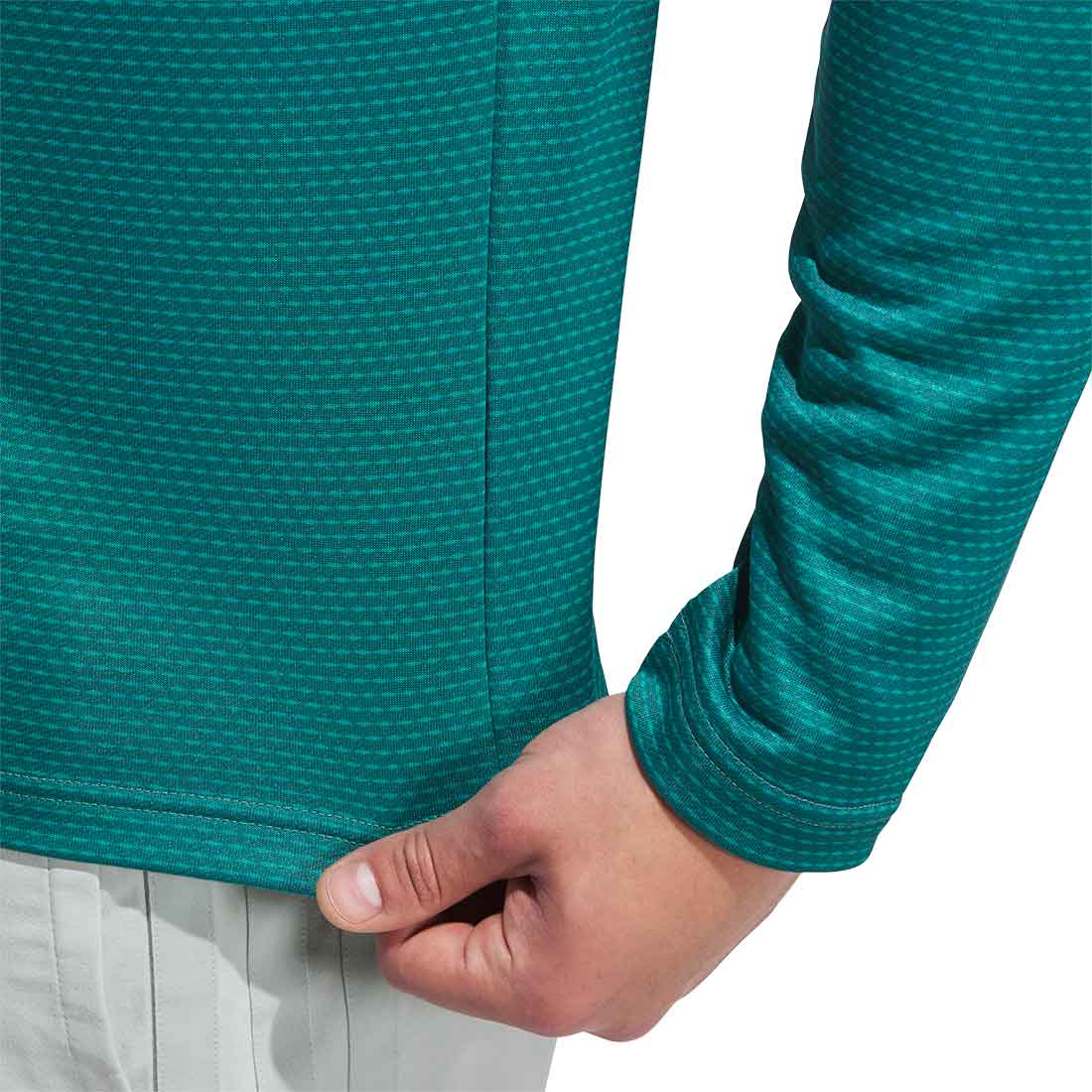 Adidas Performance Printed Quarter Zip Golf Pullover - Image 5