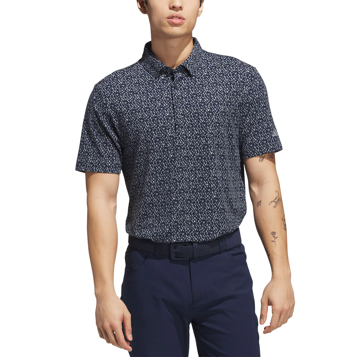 Adidas Ultimate365 Jacquard Argyle Golf Polo - Image 12