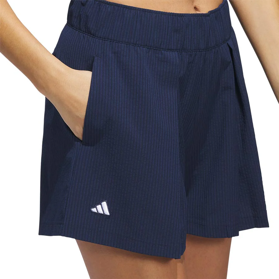 Adidas Women's Go-To Pleated Golf Shorts - Image 4
