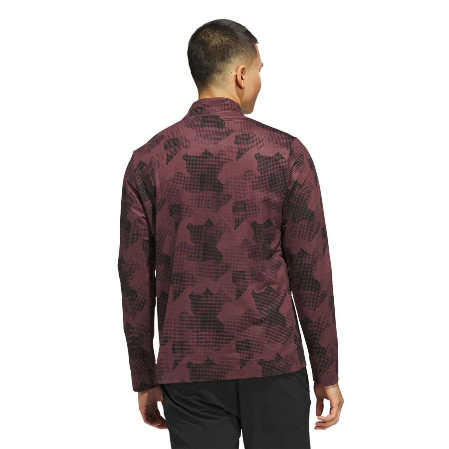 Adidas Go To Printed Quarter Zip Pullover - Image 2