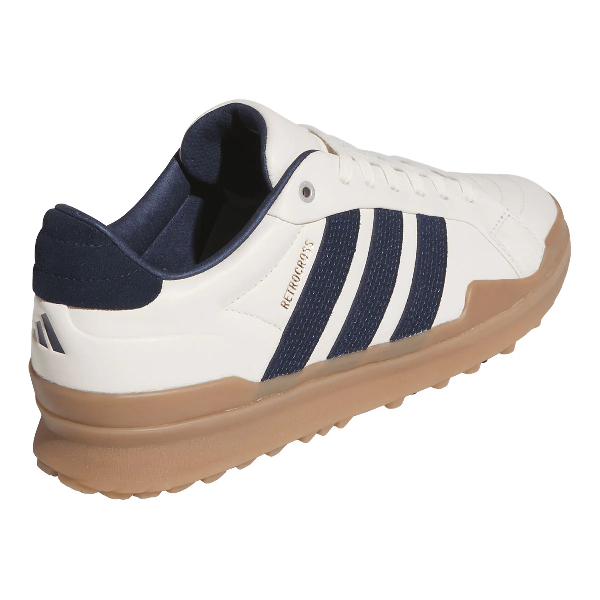 Adidas Retrocross Gripmore Golf Shoes Chalk White/Collegiate Navy/Gum - Image 5