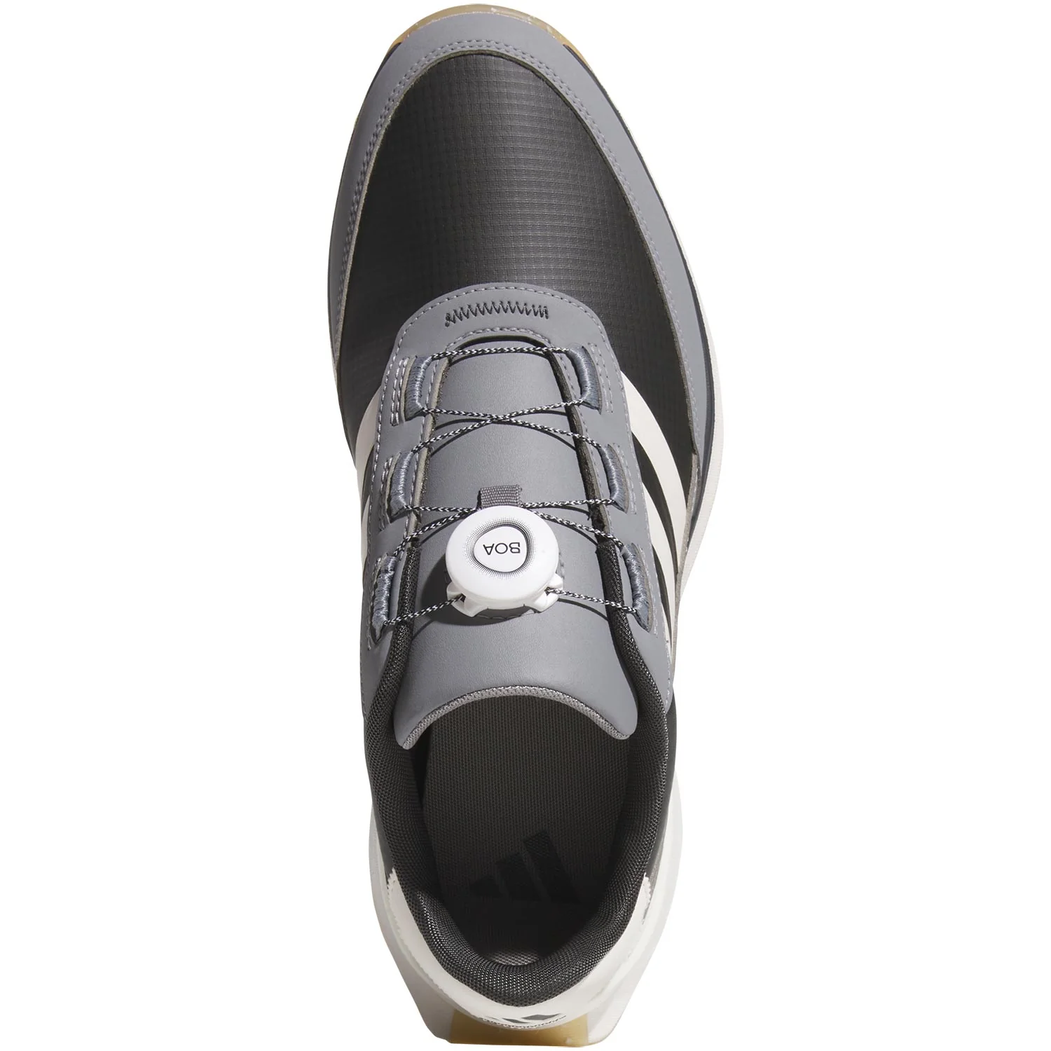Adidas S2G SL BOA 25 Golf Shoes Carbon/Chai White/Grey Three - Image 6