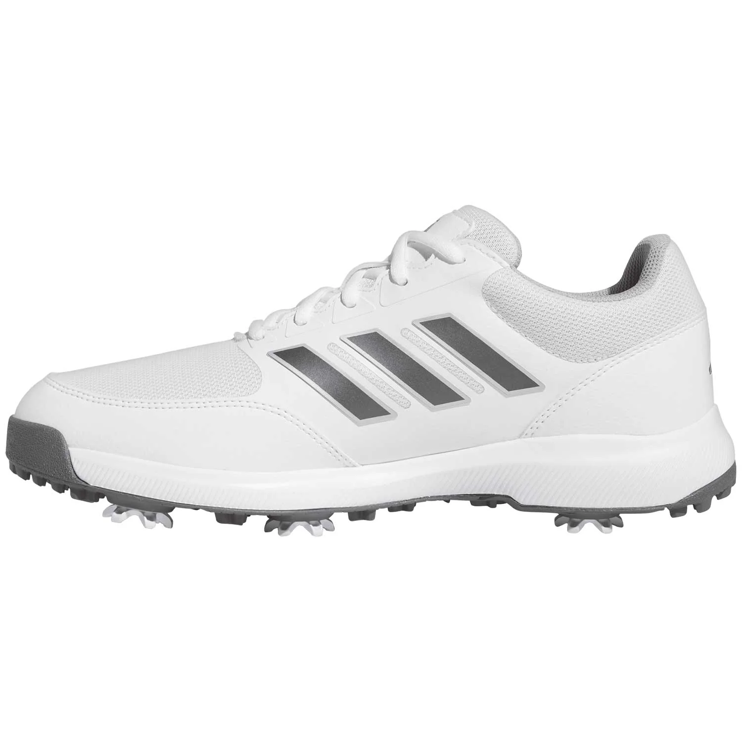 Adidas Tech Response 3.0 Golf Shoes White/Dark Silver - Image 8