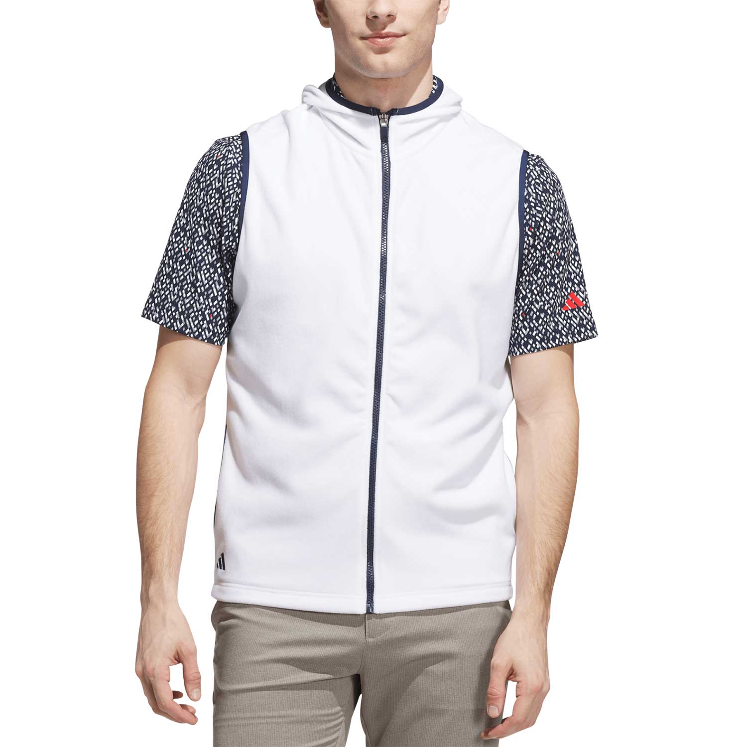 Adidas Ultimate365 Fleece Hoodie Full-Zip Golf Vest - Image 13