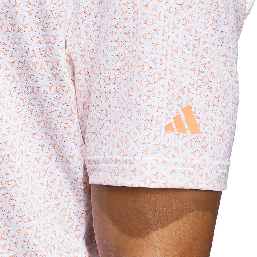 Adidas Ultimate365 Mesh Tango Print Climacool Golf Polo - Image 4