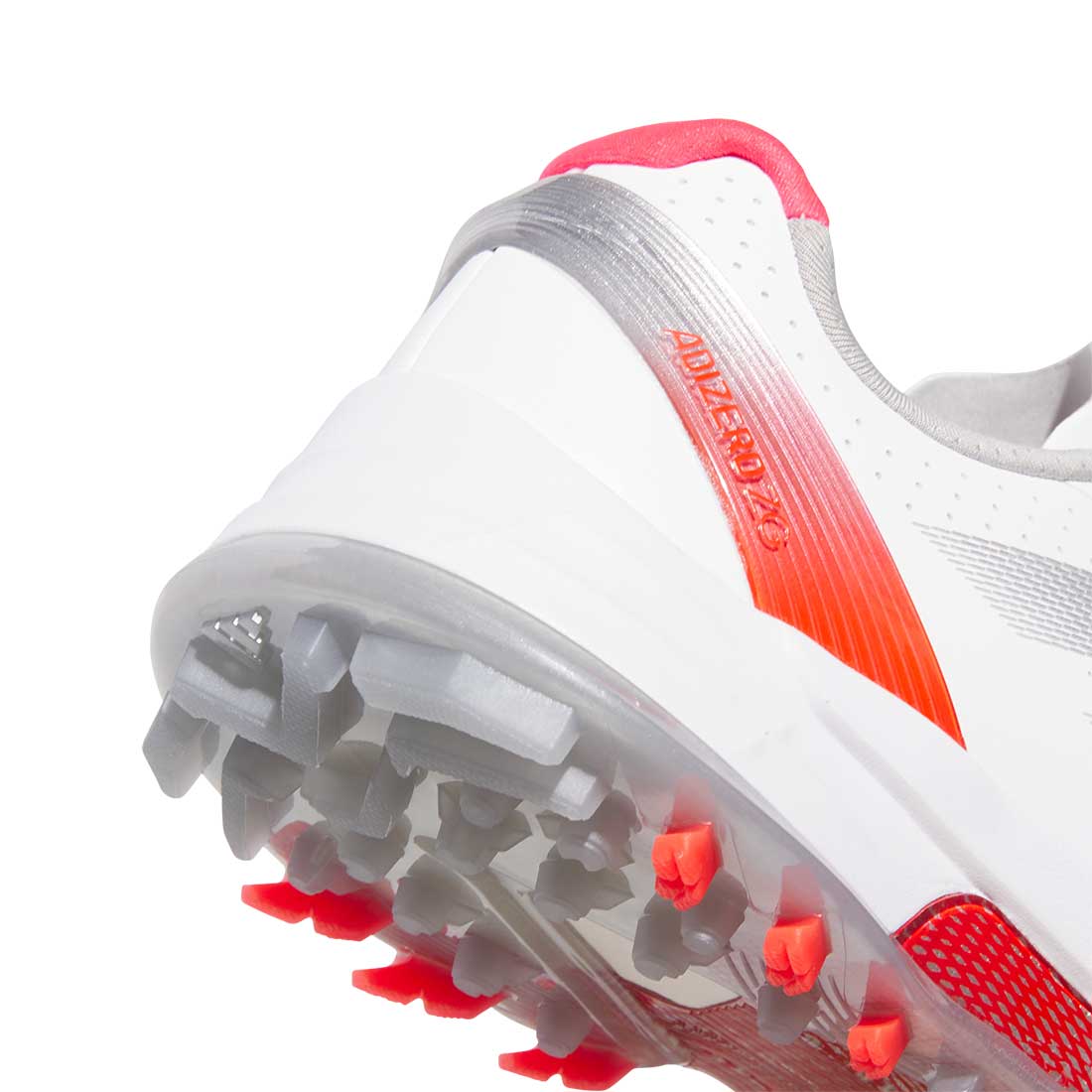Adidas Women's Adizero ZG Golf Shoes White/Silver/Lucid Red - Image 4