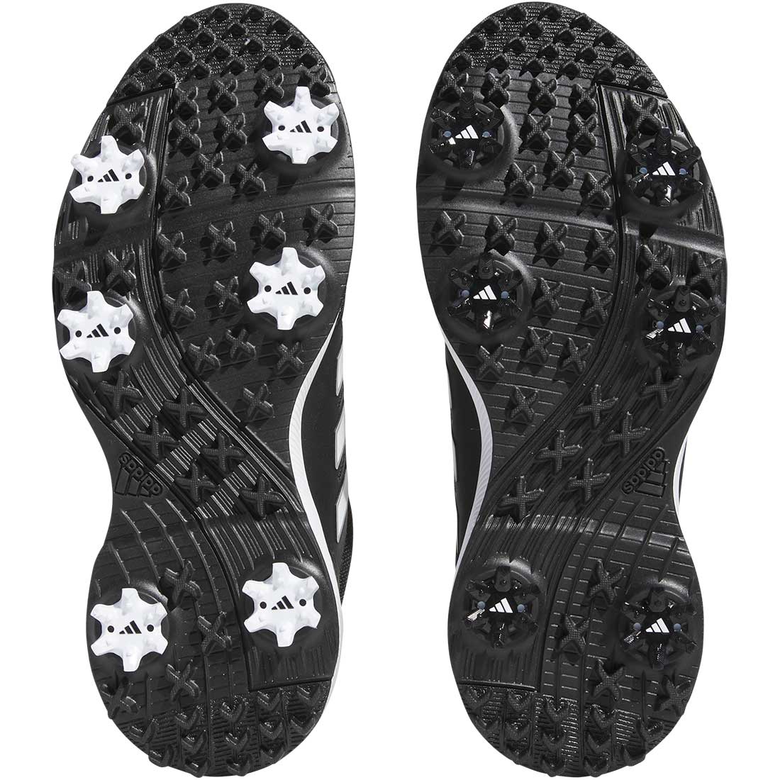 Adidas Women's Tech Response 3.0 Golf Shoes Black/White/Silver - Image 6
