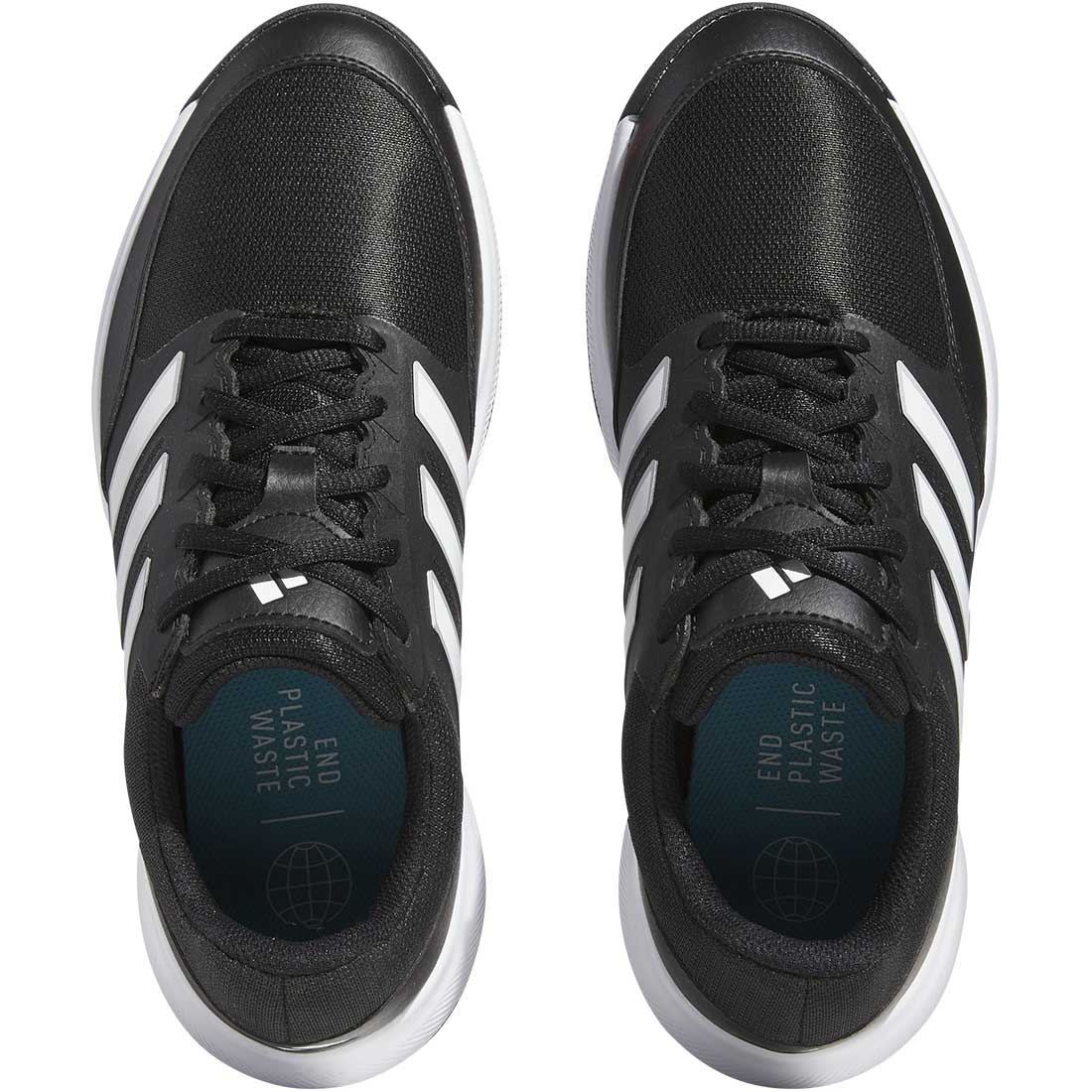 Adidas Women's Tech Response 3.0 Golf Shoes Black/White/Silver - Image 7