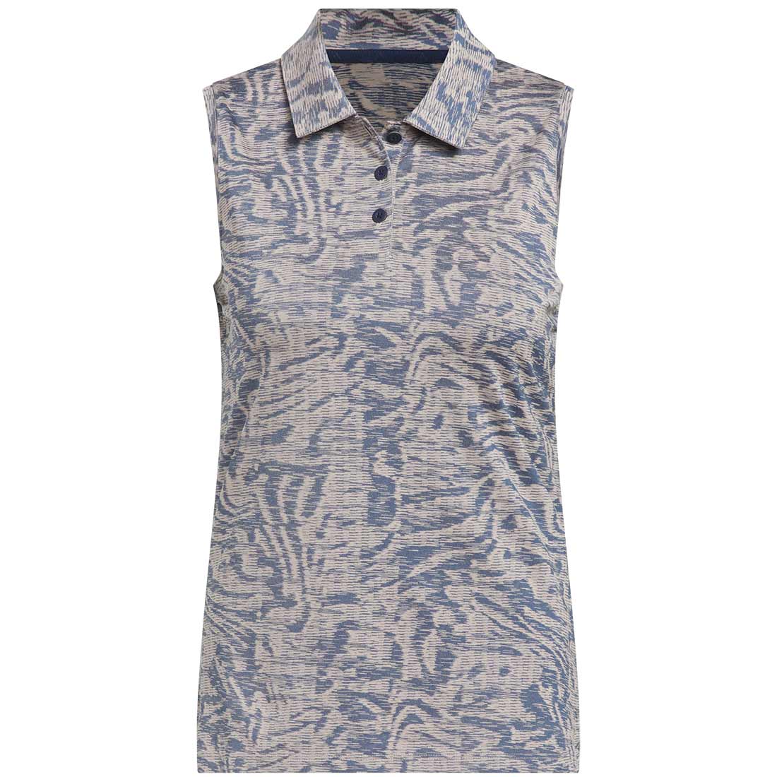 Adidas Women's Ultimate365 Jacquard Sleeveless Polo - Image 5