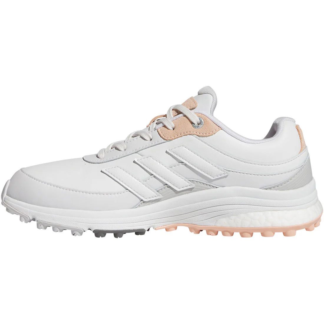 Adidas Women's Zoysia Golf Shoes Dash Grey/White/Coral - Image 4
