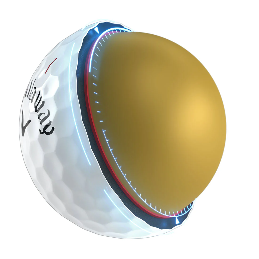 Callaway 2024 Chrome Tour Yellow Golf Balls - Image 4