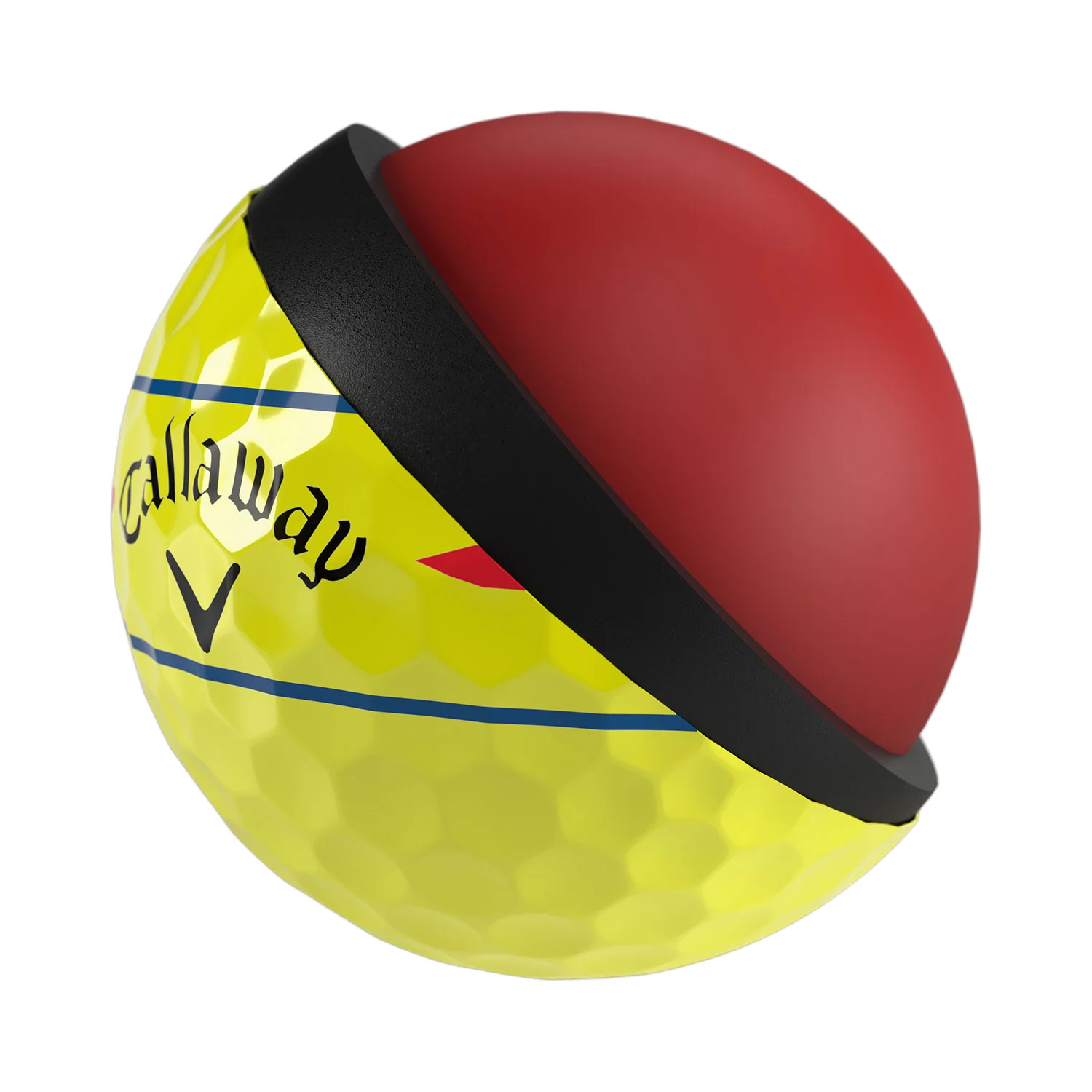 Callaway Chrome Soft 360 Triple Track Yellow Golf Balls - Image 6