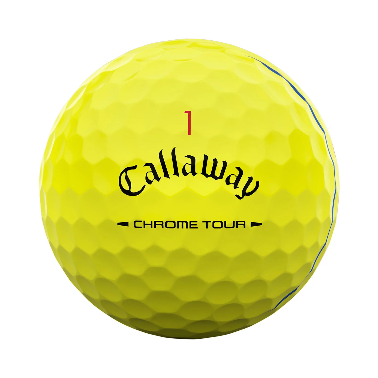 Callaway Chrome Tour Triple Track Yellow Golf Balls - Image 3