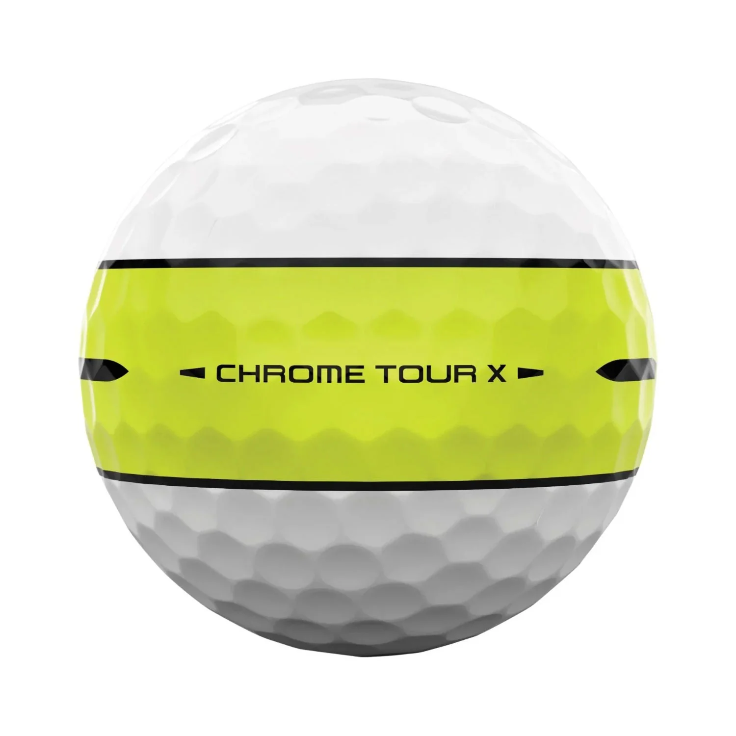 Callaway Chrome Tour X 360 Yellow Stripe Golf Balls - Image 3