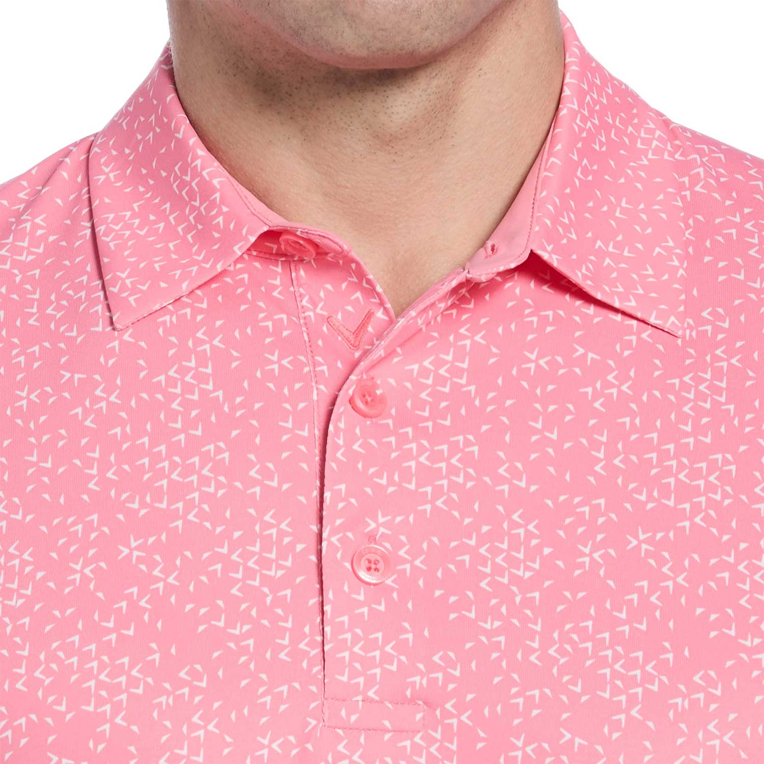 Callaway All-Over Chev Printed Golf Polo - Image 3