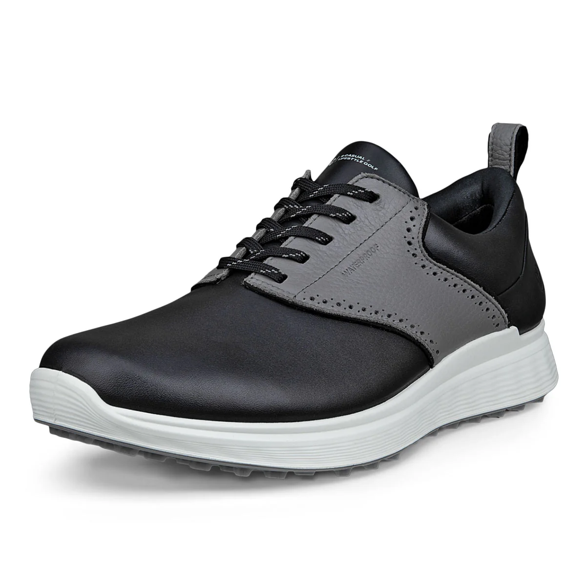 Ecco S-Casual Saddle Golf Shoes Black - Image 4