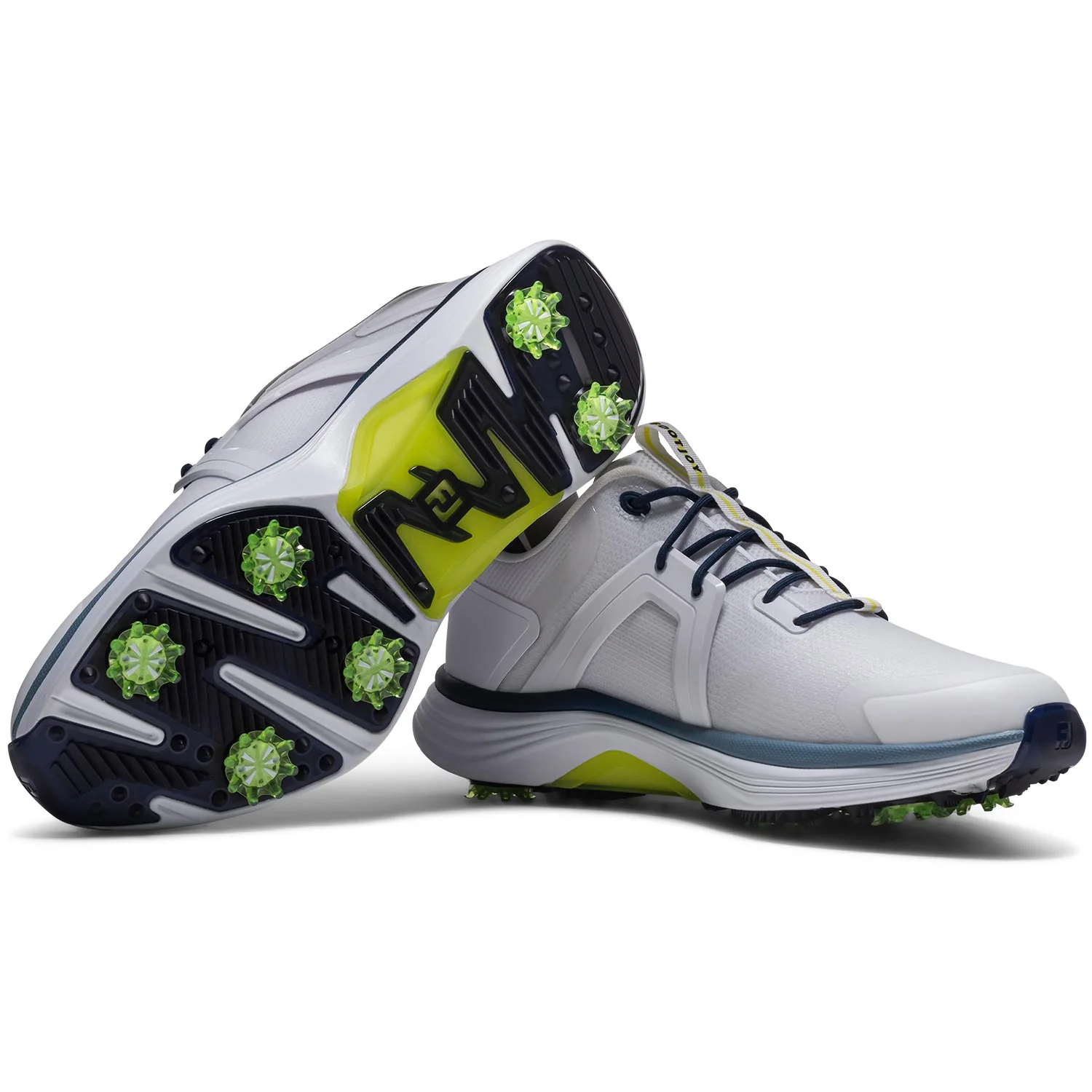 FootJoy HyperFlex Golf Shoes White/Citron/Skyway - Image 5