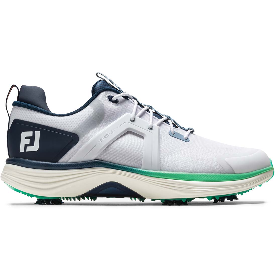 FootJoy HyperFlex Golf Shoes White/Peacoat/Aquamarine - Image 7