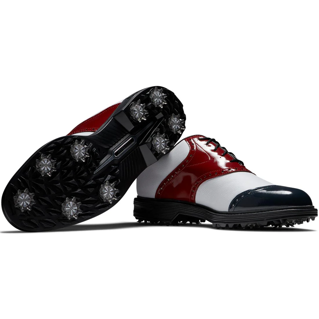 FootJoy Premiere Series Wilcox Golf Shoes White/Navy - Image 3