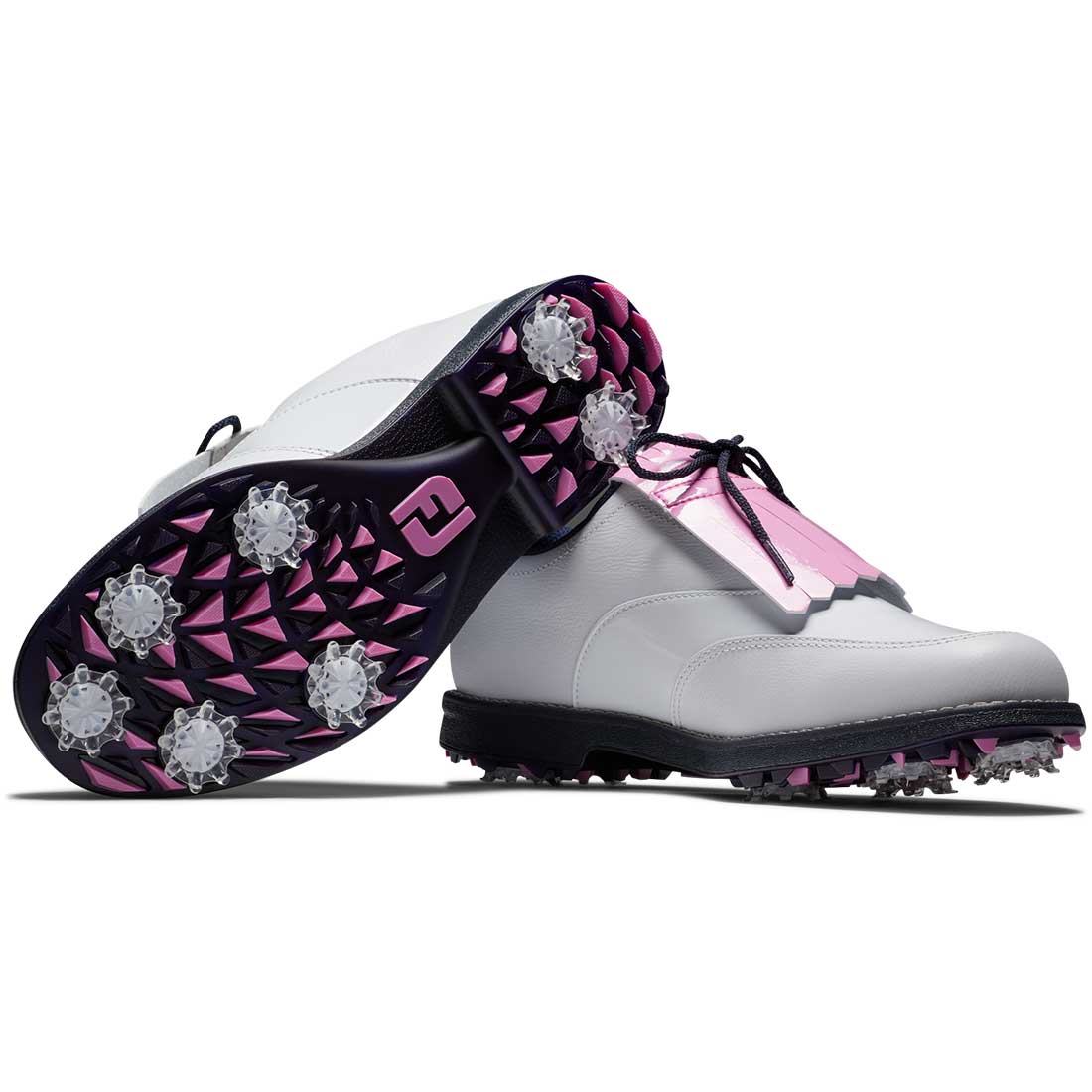 FootJoy Women's Premiere Series Issette Golf Shoes White/Pink - Image 3