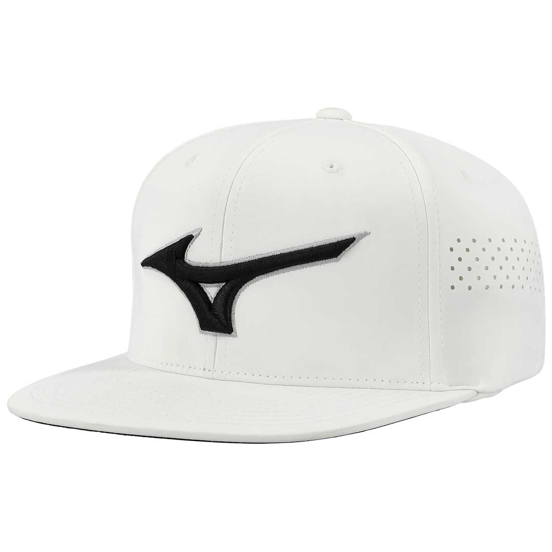Mizuno Tour Flat Snapback Hat - Image 6