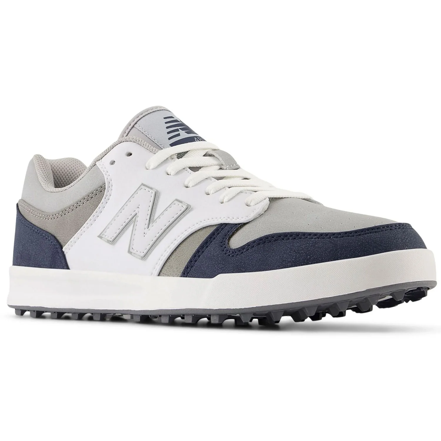 New Balance 480 SL Golf Shoes White/Navy - Image 3