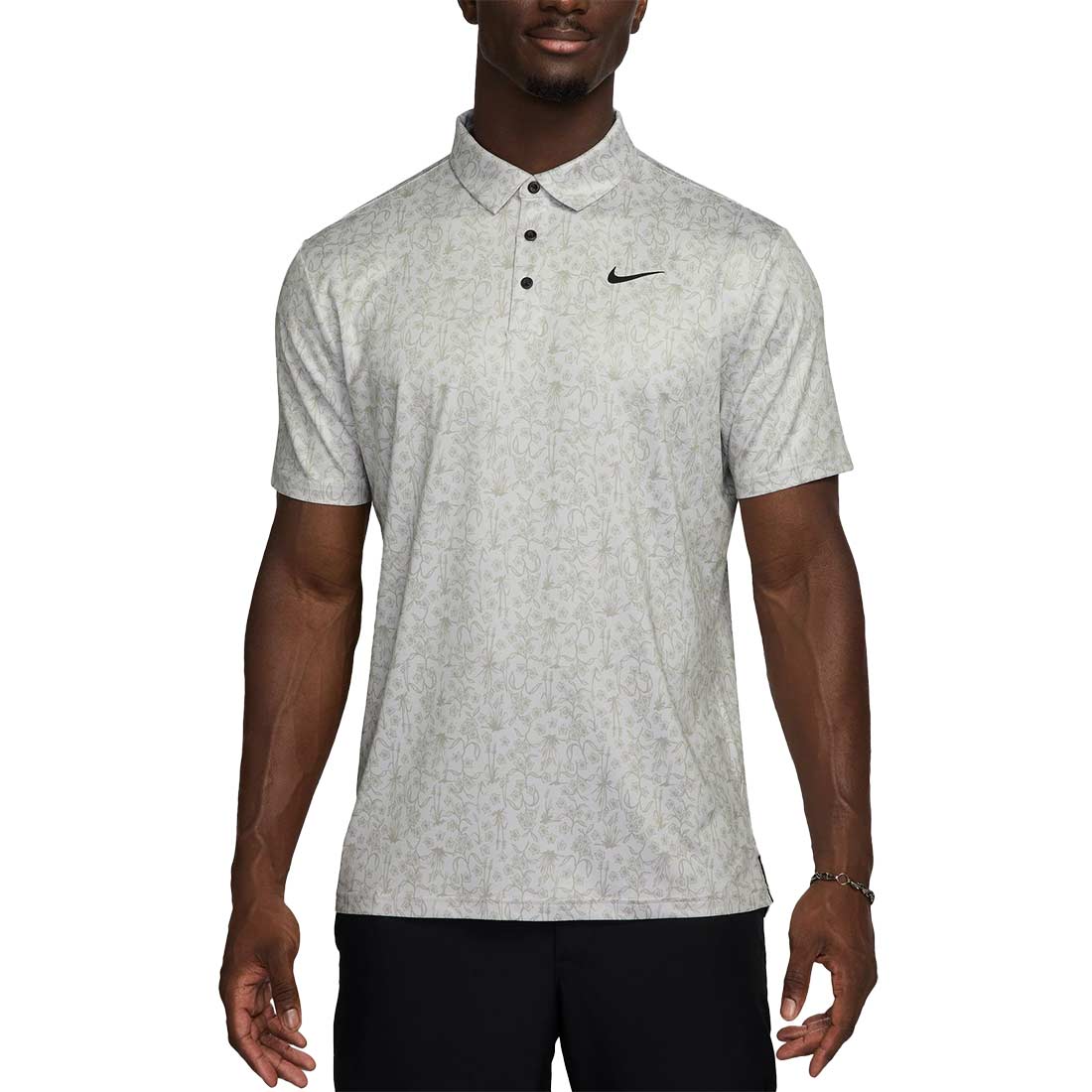 Nike Dri-FIT Tour POA Print Golf Polo - Image 3