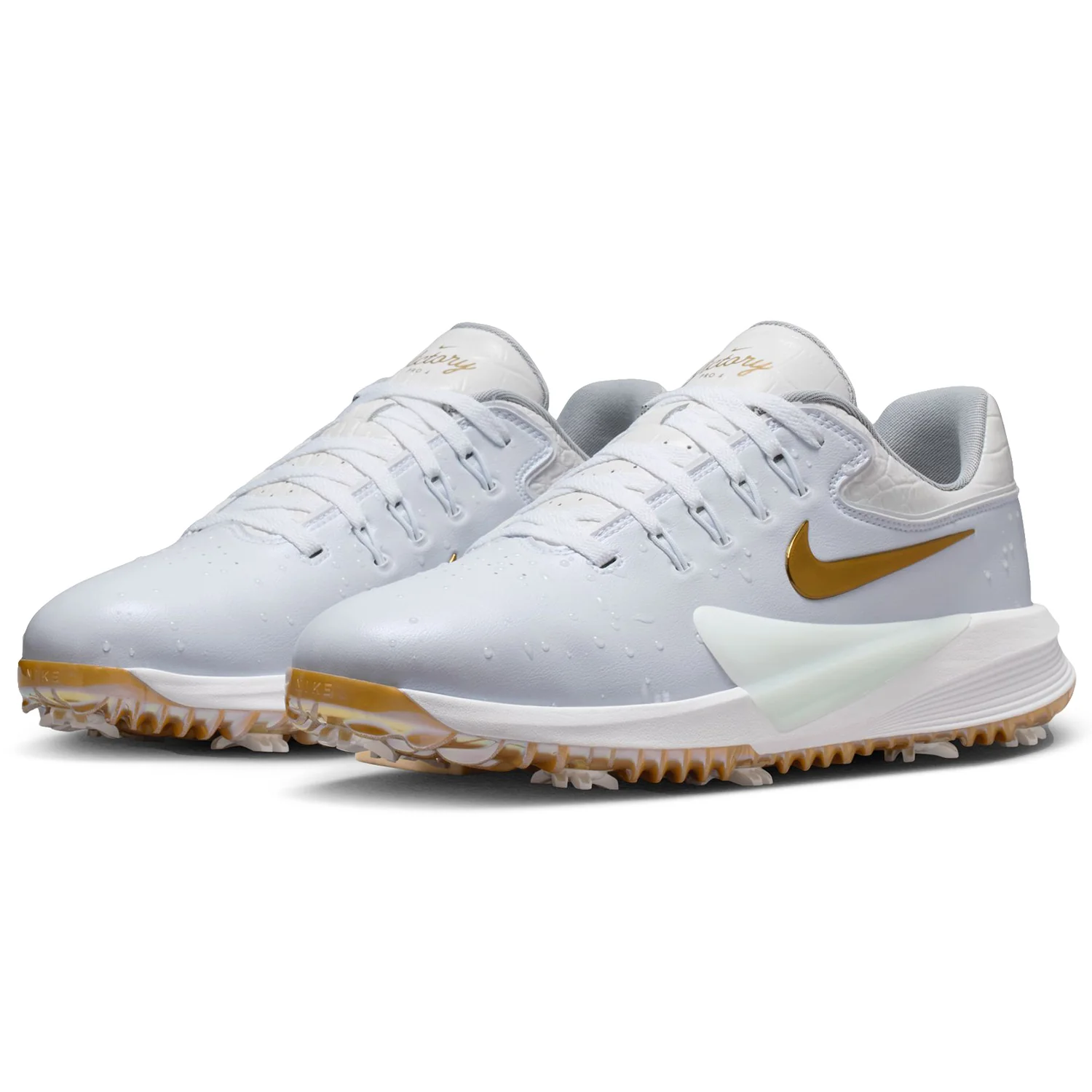 Nike Victory Pro 4 NRG Limited Edition Golf Shoes White/Gold - Image 3