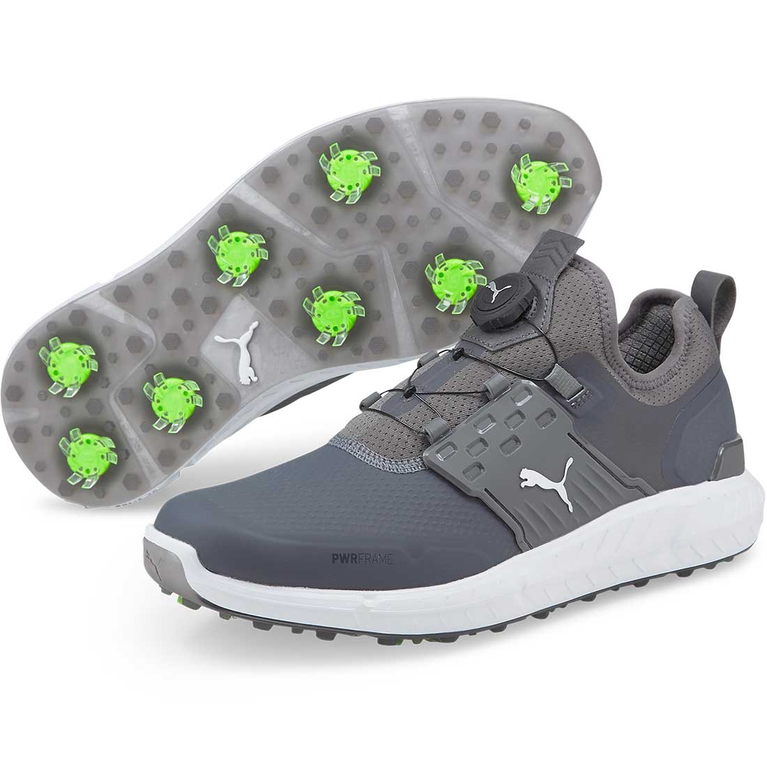 Puma Ignite Articulate Disc Golf Shoes Quiet Shade/Silver - Image 3