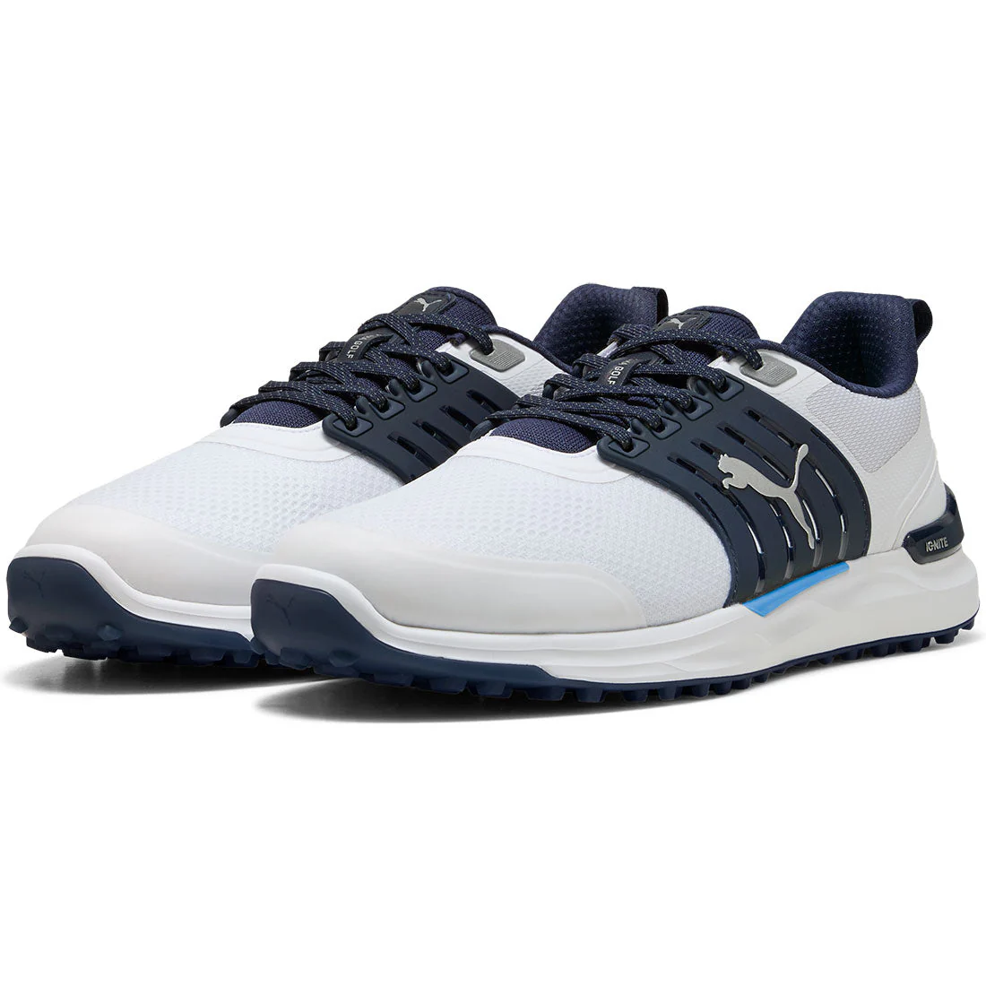 Puma Ignite Elevate 2 Golf Shoes White/Deep Navy - Image 6