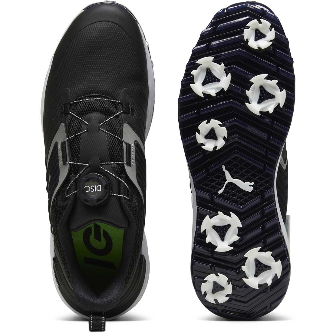 Puma Ignite Innovate Disc Golf Shoes Black/White - Image 8