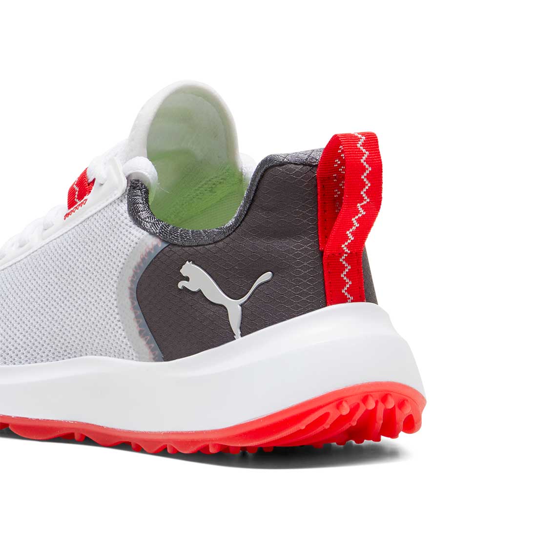 Puma Juniors Fusion Crush Sport Golf Shoes White/Dark Coral - Image 5