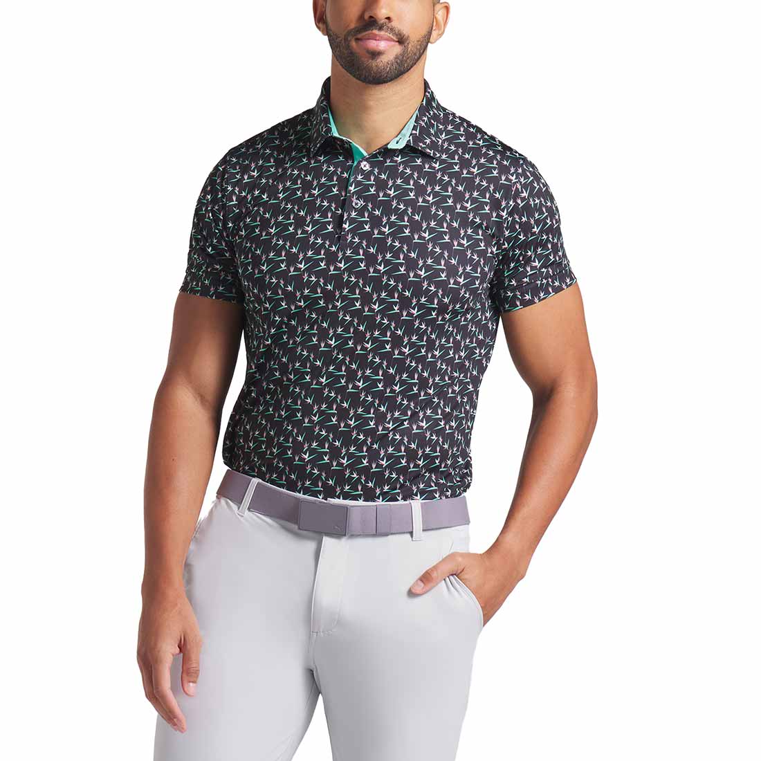 Puma MATTR Paradise Golf Polo - Image 3
