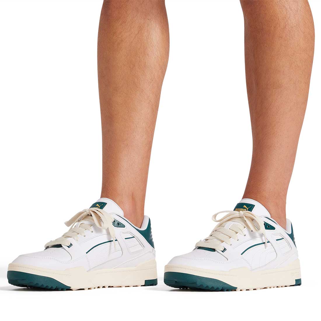 Puma Slipstream G Golf Shoes White/Varsity Green - Image 6