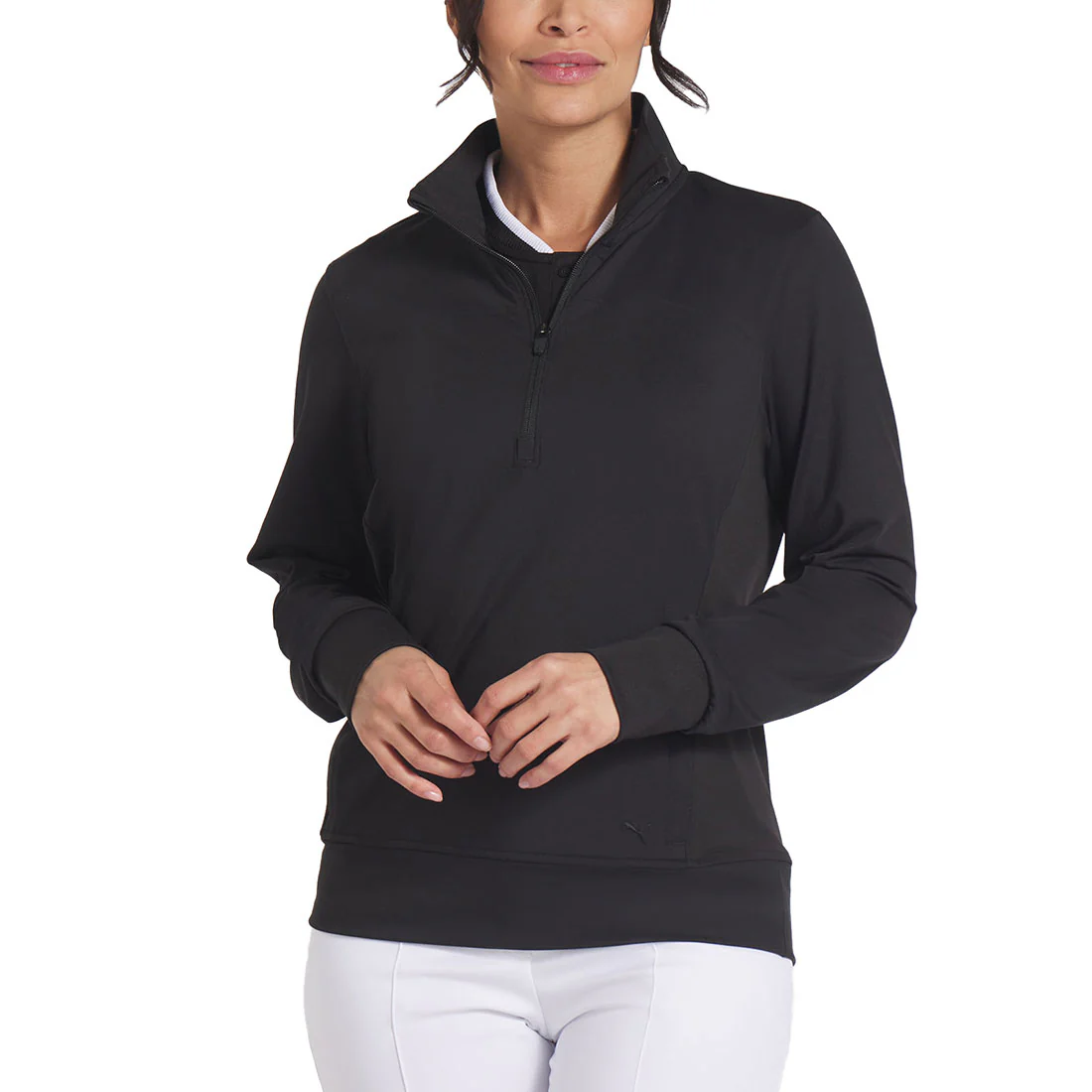 Puma Women's Cloudspun Isla Quarter Zip Golf Pullover - Image 7