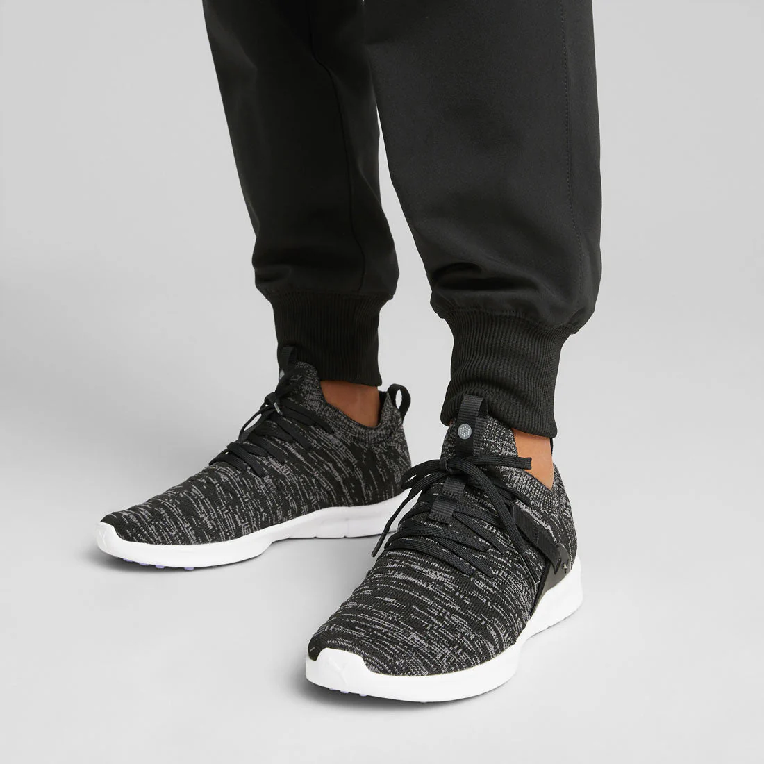 Puma Women's Laguna Fusion Knit Golf Shoes Black/Quiet Shade - Image 4