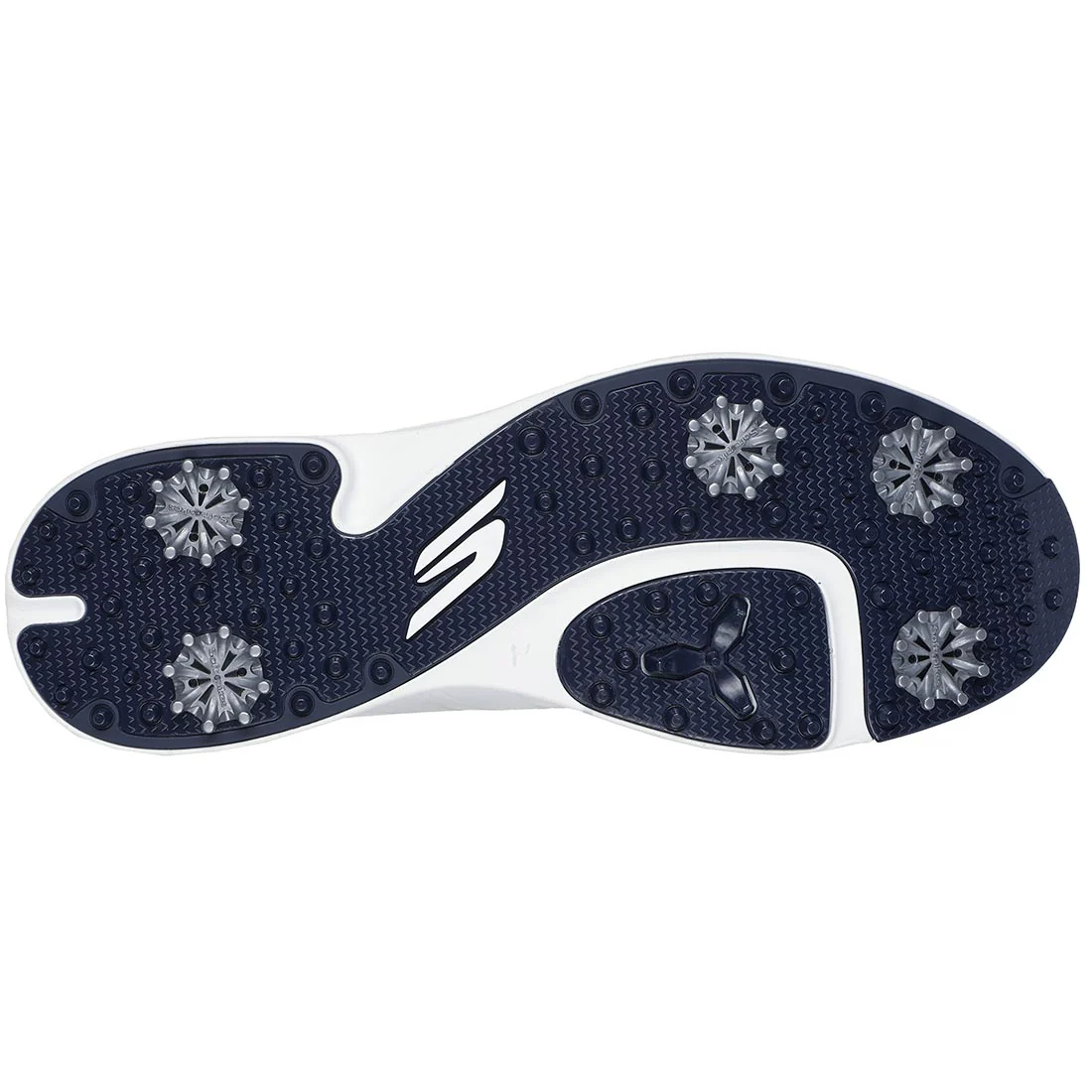 Skechers GO GOLF Tempo Golf Shoes White/Navy - Image 2