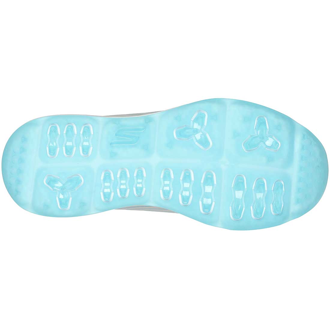Skechers Women's GO GOLF Elite 5 GF Golf Shoes Grey/Turquoise - Image 3