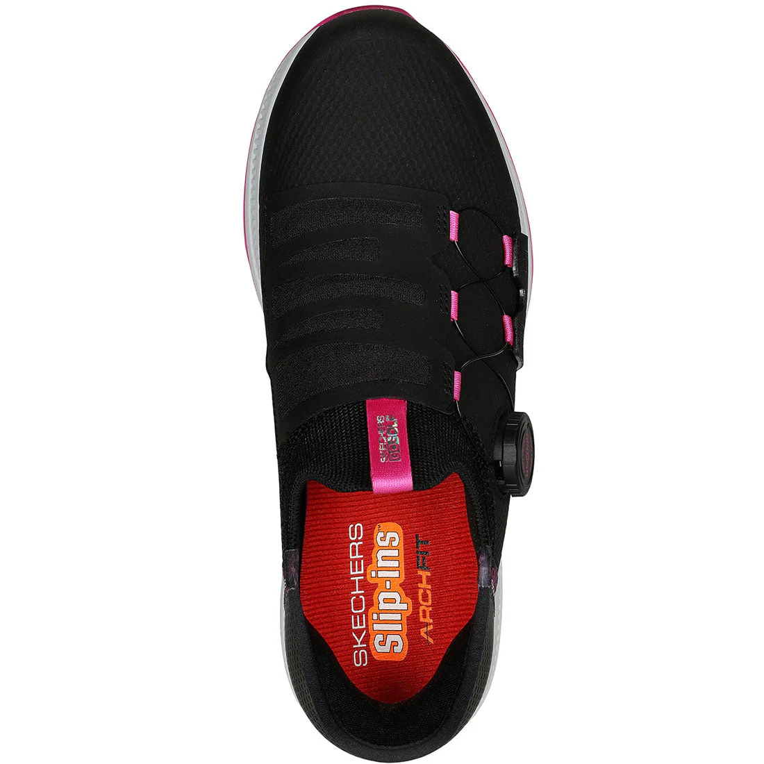 Skechers Women's GO GOLF Elite 5 Slip-Ins Golf Shoes Black/Pink - Image 5