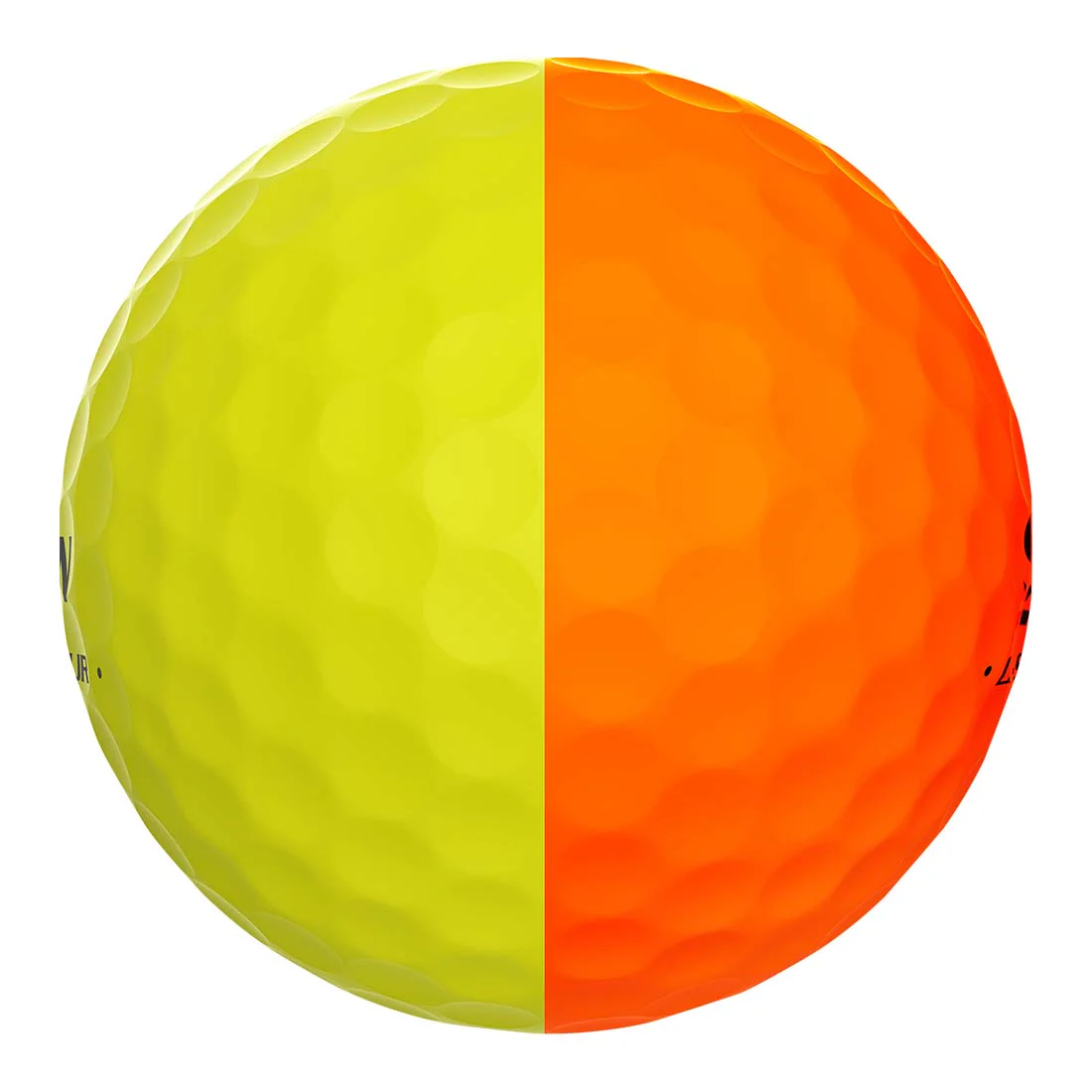 Srixon Q-Star Tour Divide 2 Bright Yellow/Orange Golf Balls - Image 6