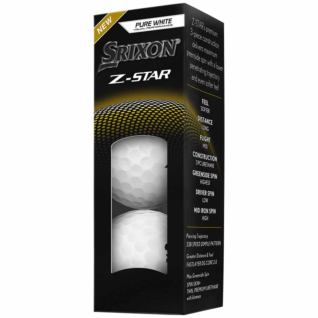 Srixon Z-Star 9 White Golf Balls - Image 4