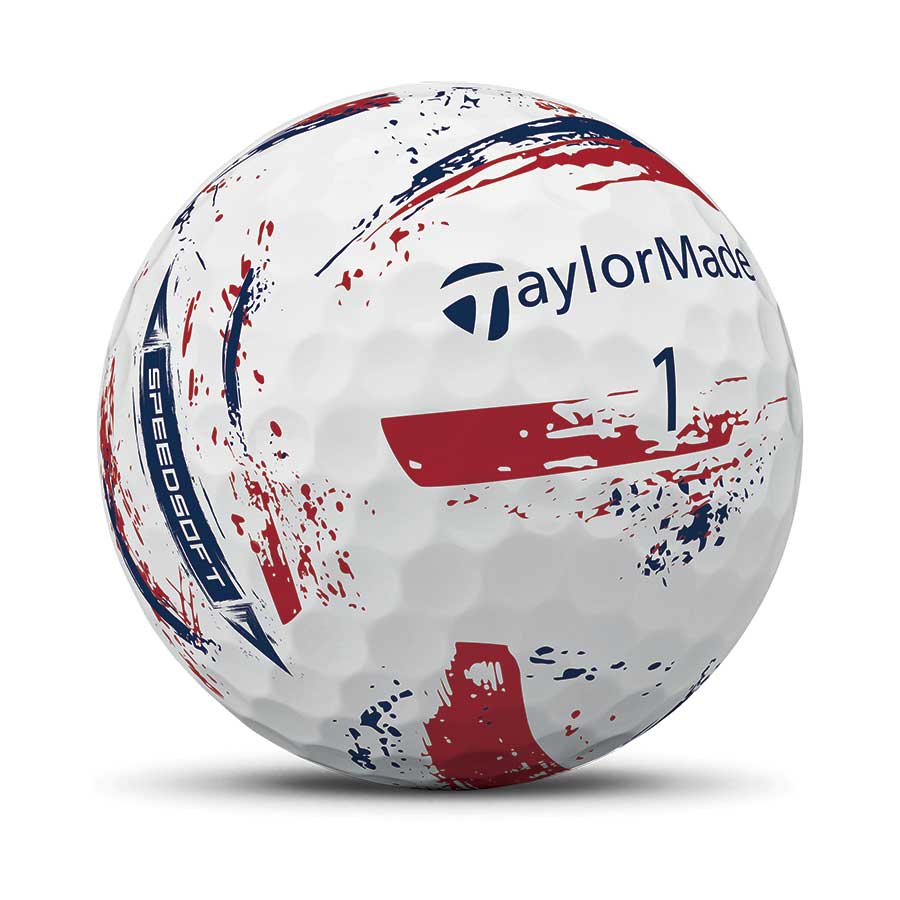 TaylorMade SpeedSoft Ink USA Golf Balls - Image 3