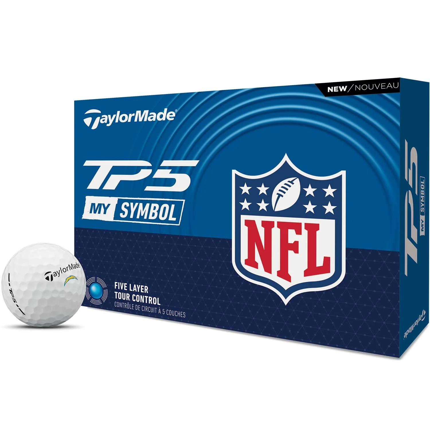 TaylorMade TP5 MySymbol NFL Golf Balls - Image 14
