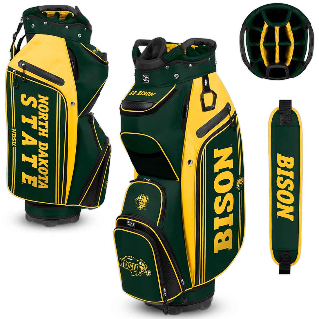 Team Effort NCAA Bucket III Cooler Cart Bag - Image 44