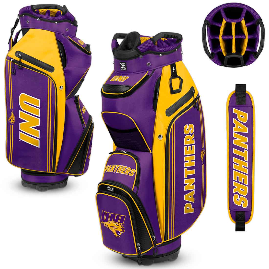 Team Effort NCAA Bucket III Cooler Cart Bag - Image 45