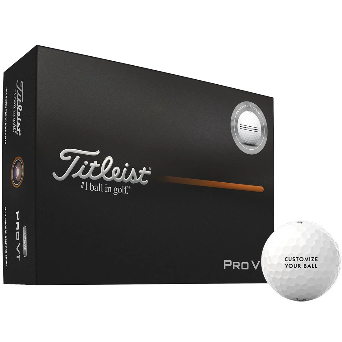Titleist Pro V1 AIM Enhanced Personalized Golf Balls - Image 6